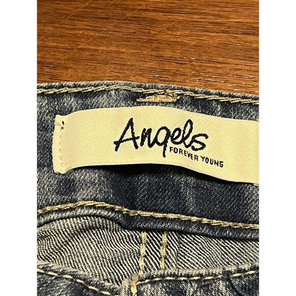 Angels Jeans Womens Size 10 Blue Signature Capri Denim Pants - Picture 7 of 9